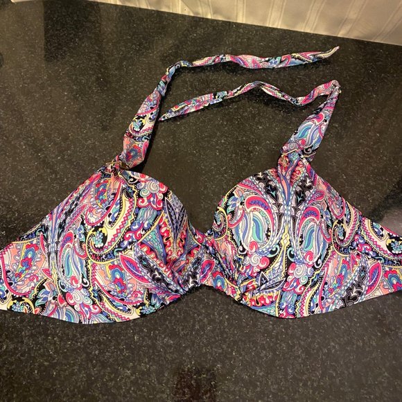 Victoria's Secret Paisley Swim Top - Picture 13 of 14